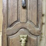 19th century cast iron door knocker, hand shape