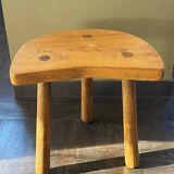 Wooden mountain shepherd tripod stool.