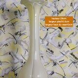 Vase vintage jaune
