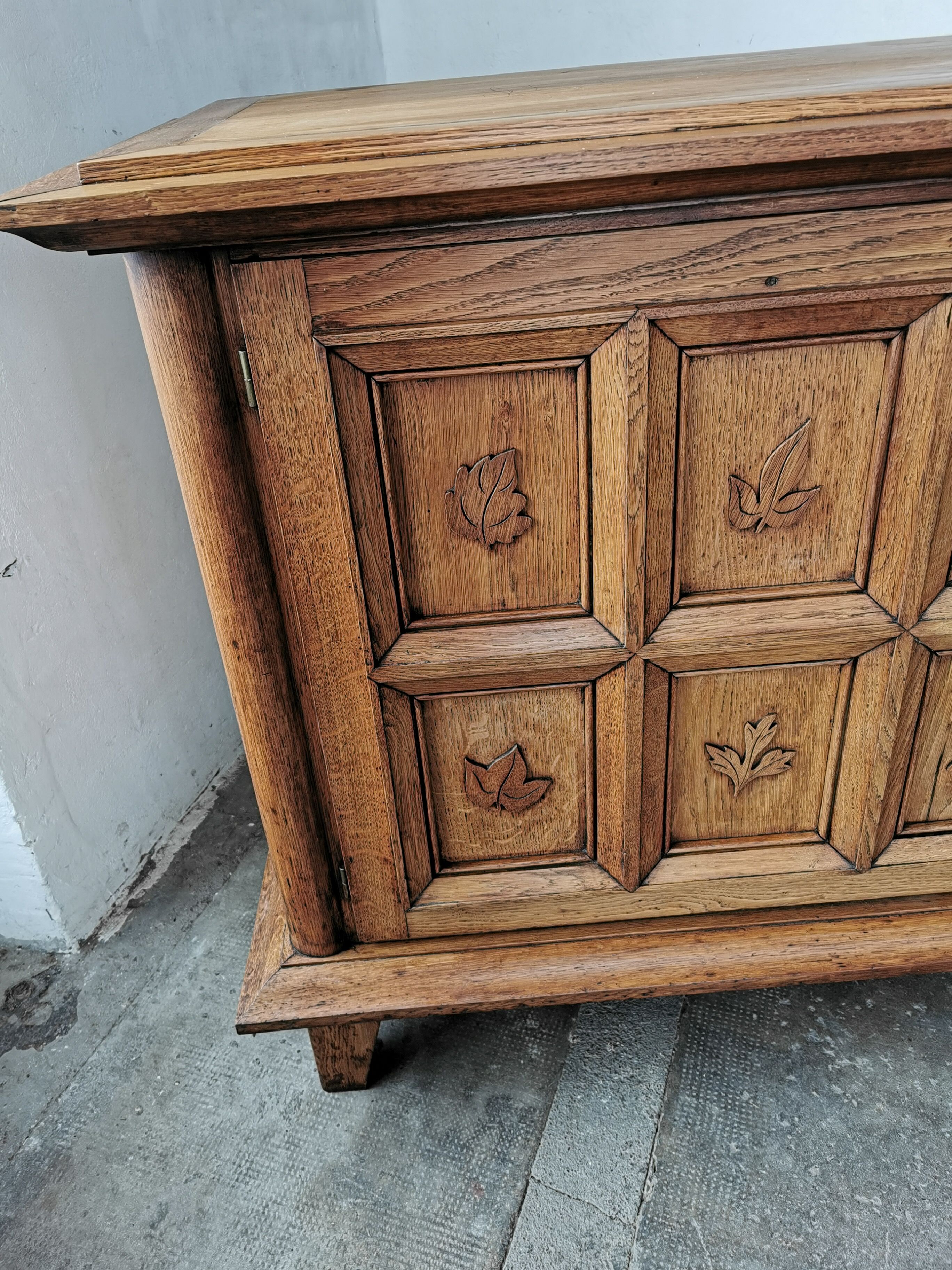 Solid oak sideboard from the 40s