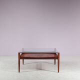 Elegant 1950s wooden coffee table from Denmark