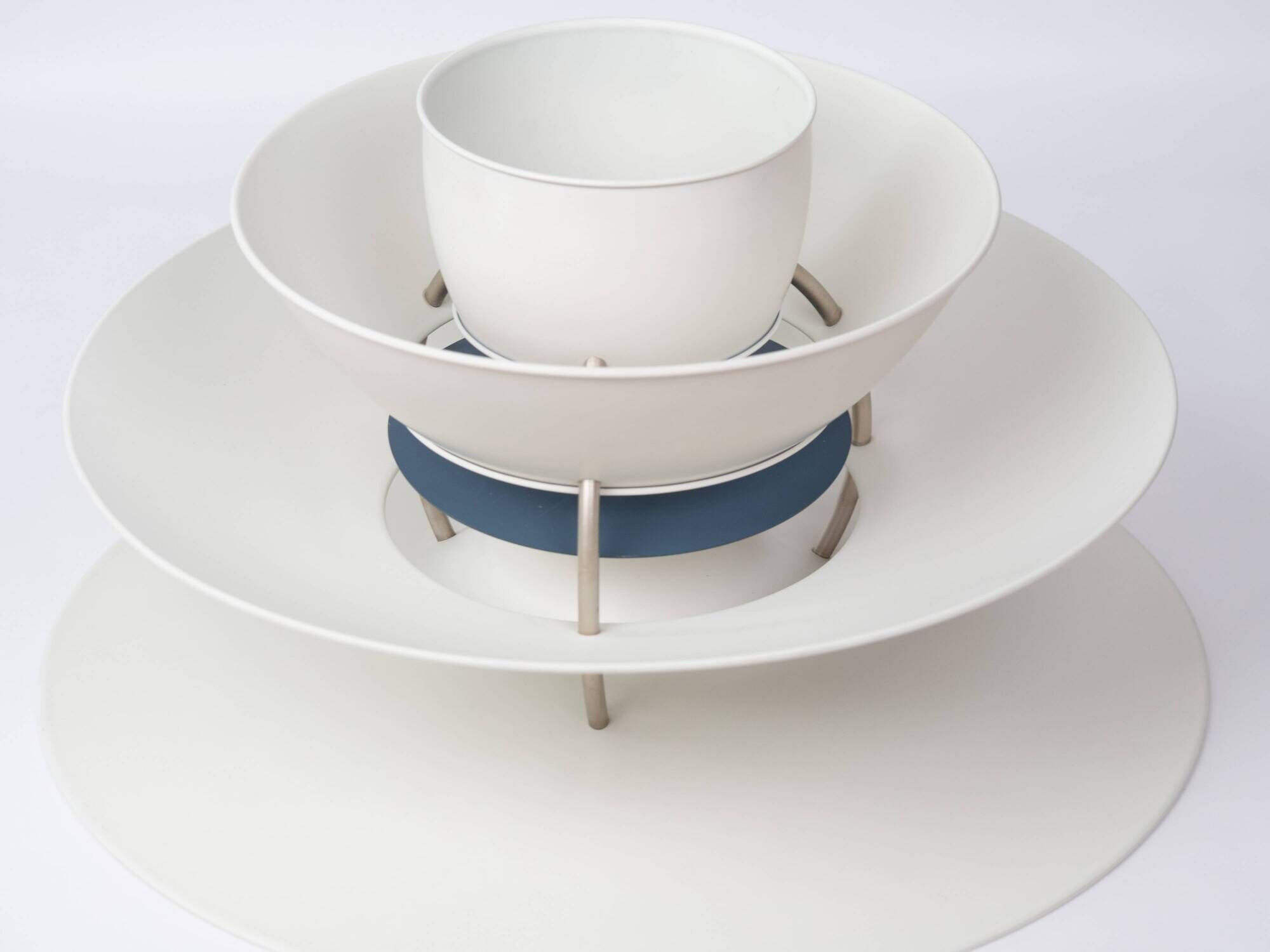 Louis Poulsen Charlottenborg 5 4 1/2 Pendant Lamp, Poul Henningsen, Danish