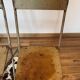 Set of 5 folding metal chairs