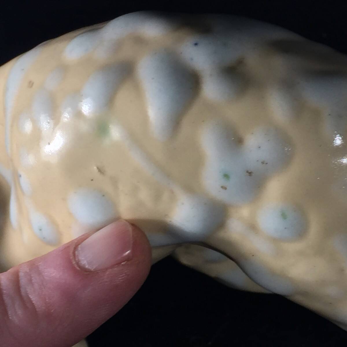 Art Deco Panthere / Cat sculpture in signed ceramic, Domien Ingels style