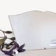 Ancient art deco bevelled mirror - 50x27cm