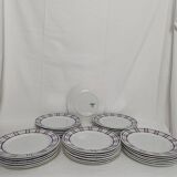 Sarreguemines Poitou plate