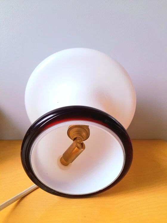 Mushroom lamp made of blown glass from Murano, 1970.