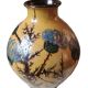 Art Deco vase Émile Simonod glazed terracotta