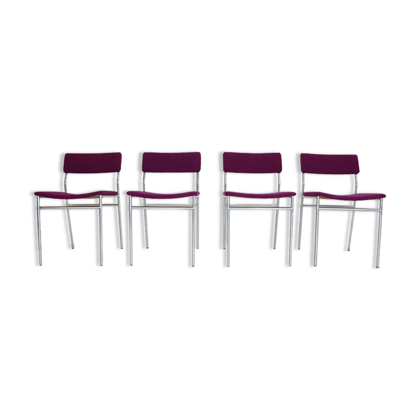 Set of 4 dinning room chairs Martin Visser "SE07"  for 't Spectrum Bergeijk, 1960