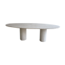 Calypso oval dining table - 220x100- natural travertine