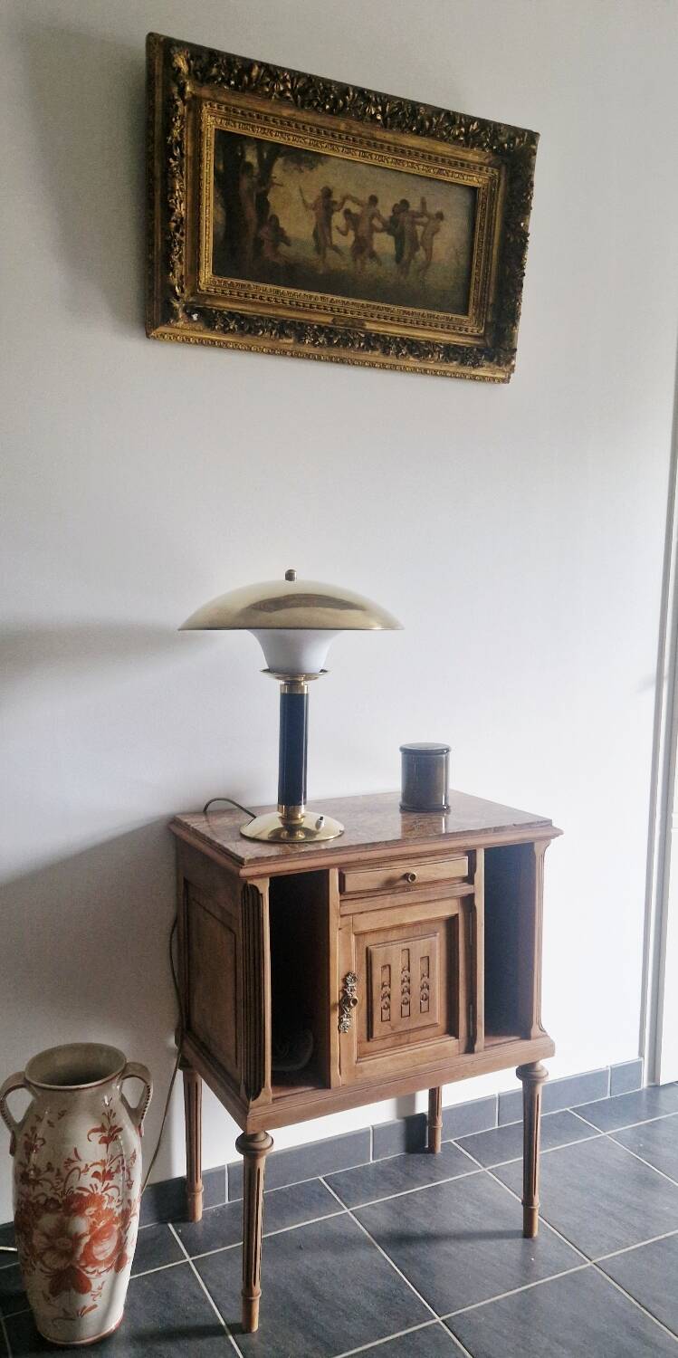 JUMO 350 Grand Luxe lamp - Brass and plexiglass - 1960s