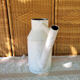 White vintage watering can