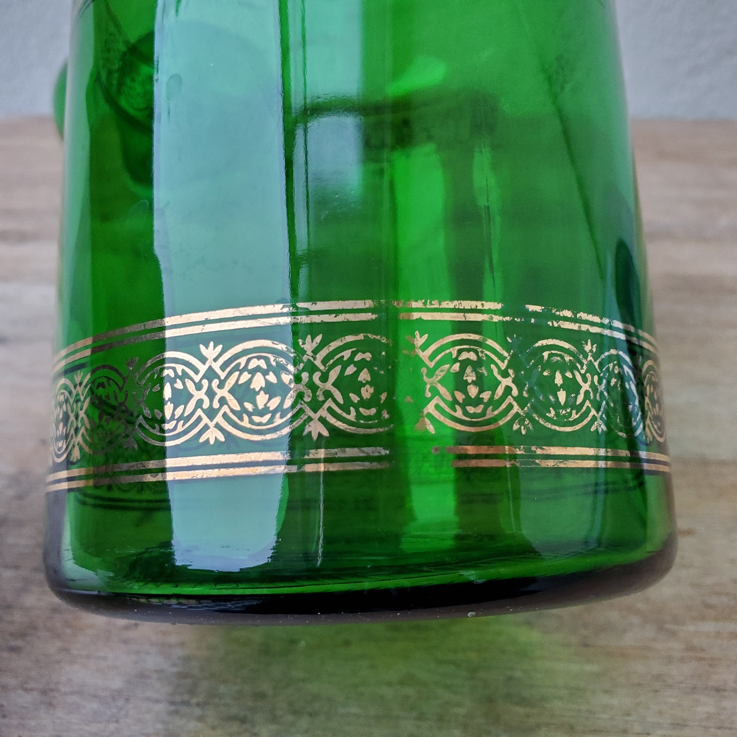 Pot dit d'apothicaire en verre vert