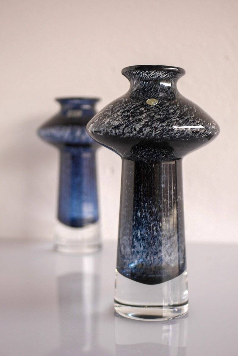Vases called Oxid by Bo Borgström for Åseda, set of 2.