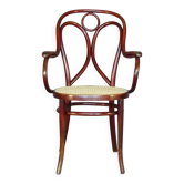Fauteuil Thonet N°19 canné neuf , prêt à servir- Vers 1905 -