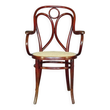 Thonet Armchair No. 19, new caned, ready to serve - Around 1905 -