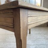 Table de ferme chêne 140 cm