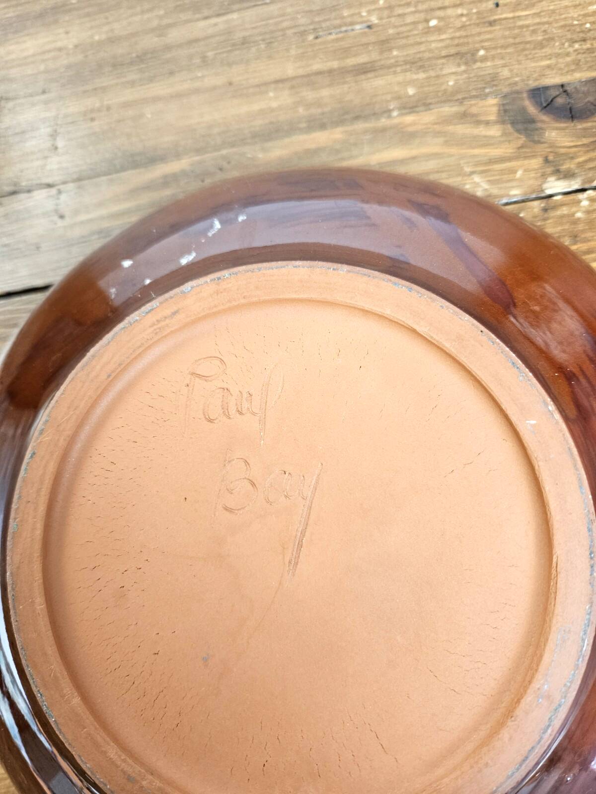 Glazed Terracotta Bowl Paul Bay