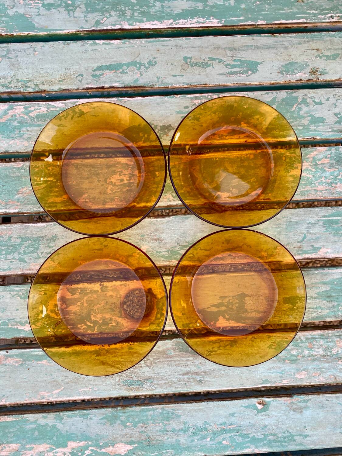 4 vintage 70s bowls
