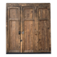 Large antique workshop cabinet made of solid wood (renovated)