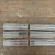 Vintage knife holders of 6, in glass