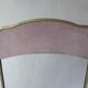 Folding chair chaisor powder pink velvet
