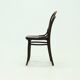Antique Thonet Bistro Chair with Decorative Legs and Perforated Seat 1920s