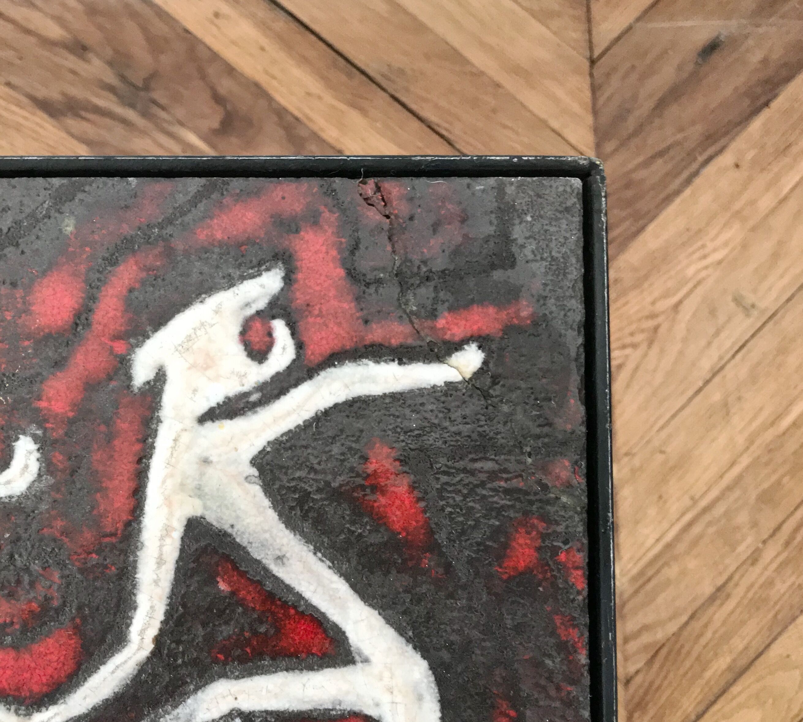 Ceramic side table, 1960