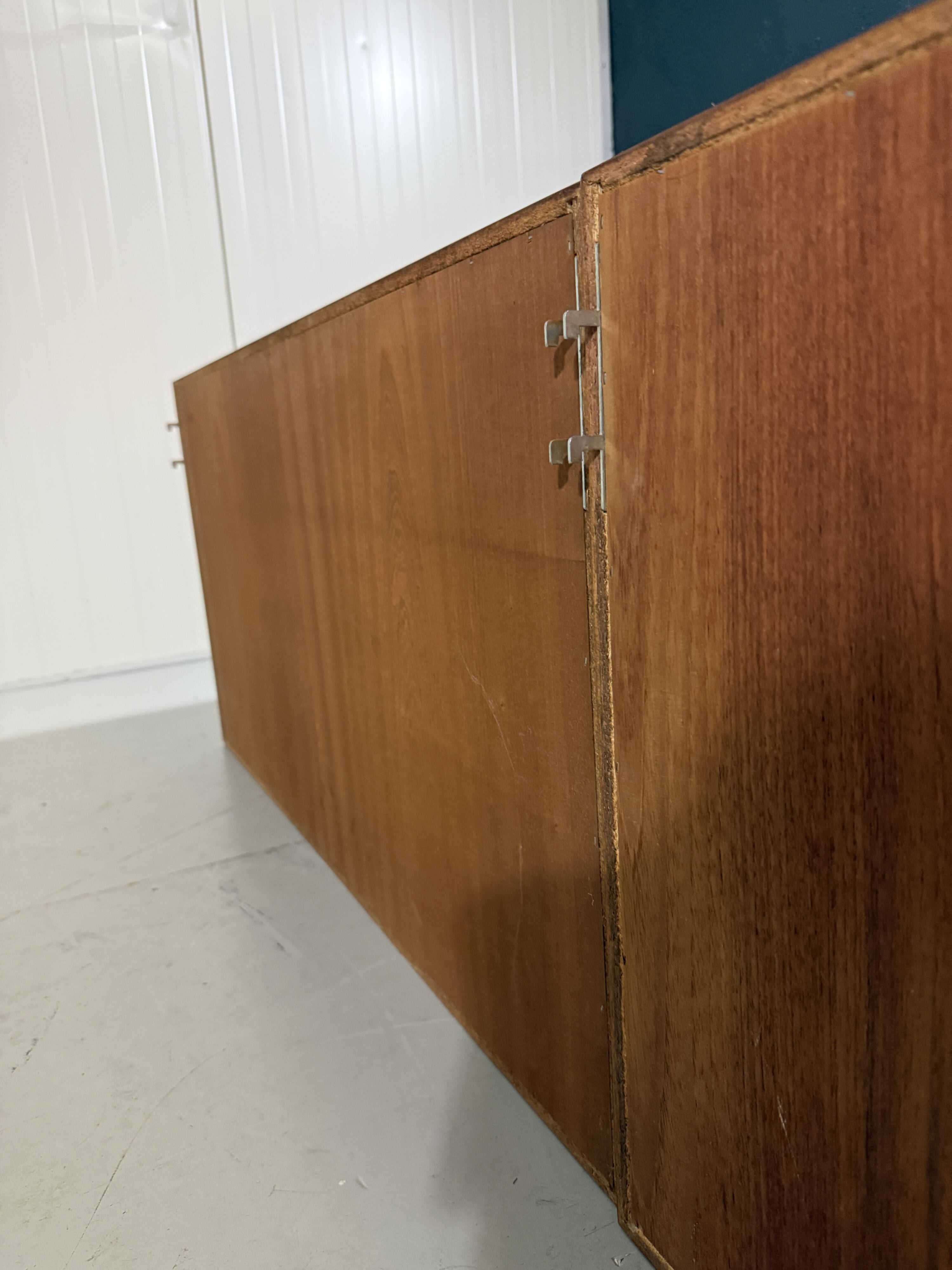 Teak wall system Sven Ellekaer Albert Hansen Denmark 1960s