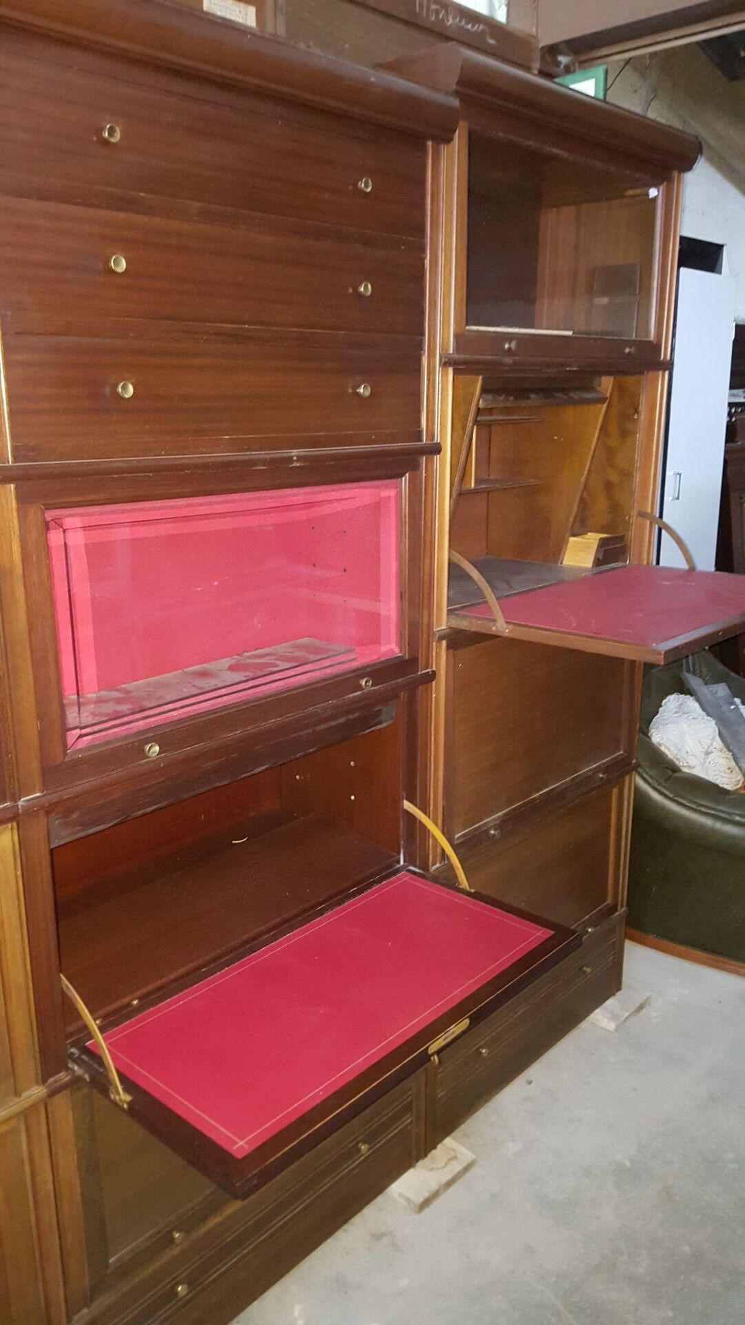 MEUBLE MD 57 éléments (voir les photos) bibliothèque vitrine secrétaire commode armoire
