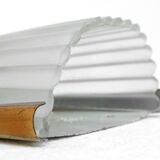 Seguso wall lamp decò years '30 design in glass and brass