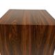 Vintage plant column in rosewood veneer 80s design