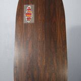 Scandinavian style coffee table from the 50s, rosewood & ceramic