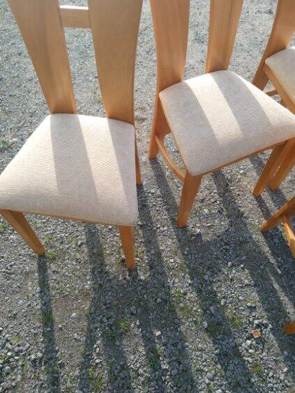 Série de 5 chaises vintage
