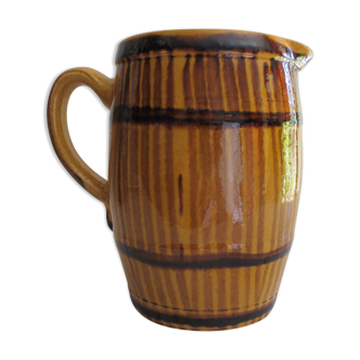 Old terracotta pitcher.