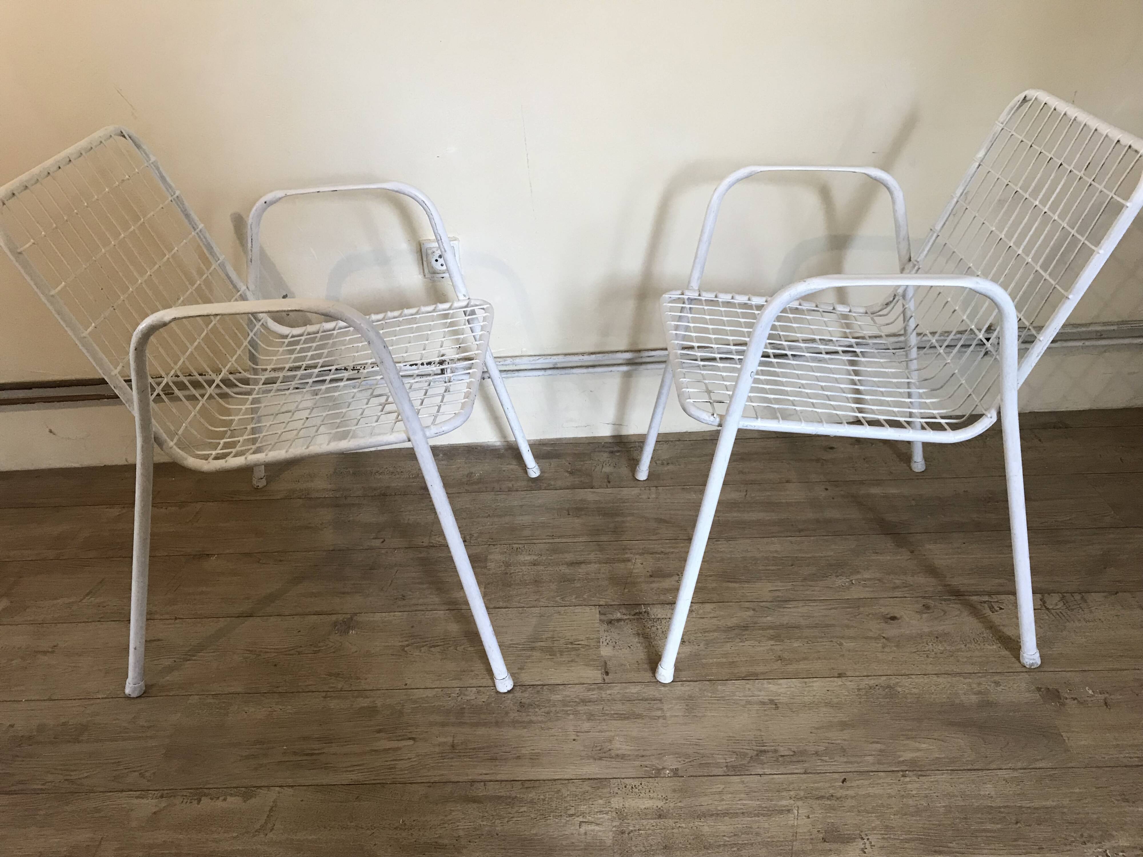 Pair of vintage emu rio model armchairs