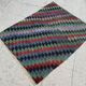 Vintage Turkish kilim, handwoven, 86x108 cm.