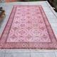 Oushak Turkish Pink Vintage Rug sku 1083