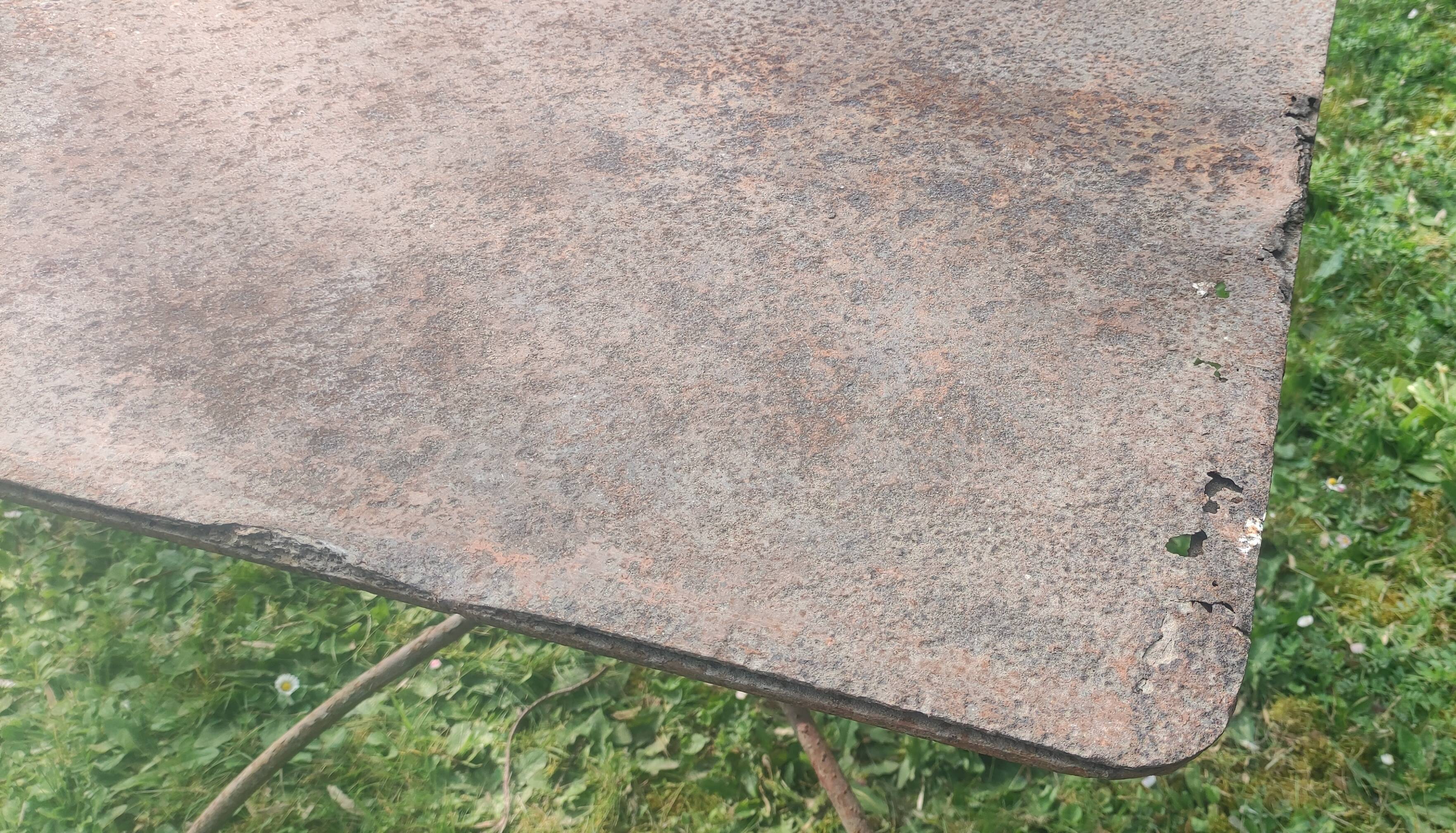 Old garden coffee table