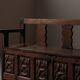 Carved solid wood bench-chest, 18th century
