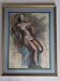 Nude study "Mademoiselle de B", signed by François Xavier Josse, 50s, 80 x 63 cm