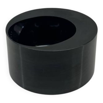 Enzo Mari ashtray Borneo - Danese Milano - Black melamine – Design it