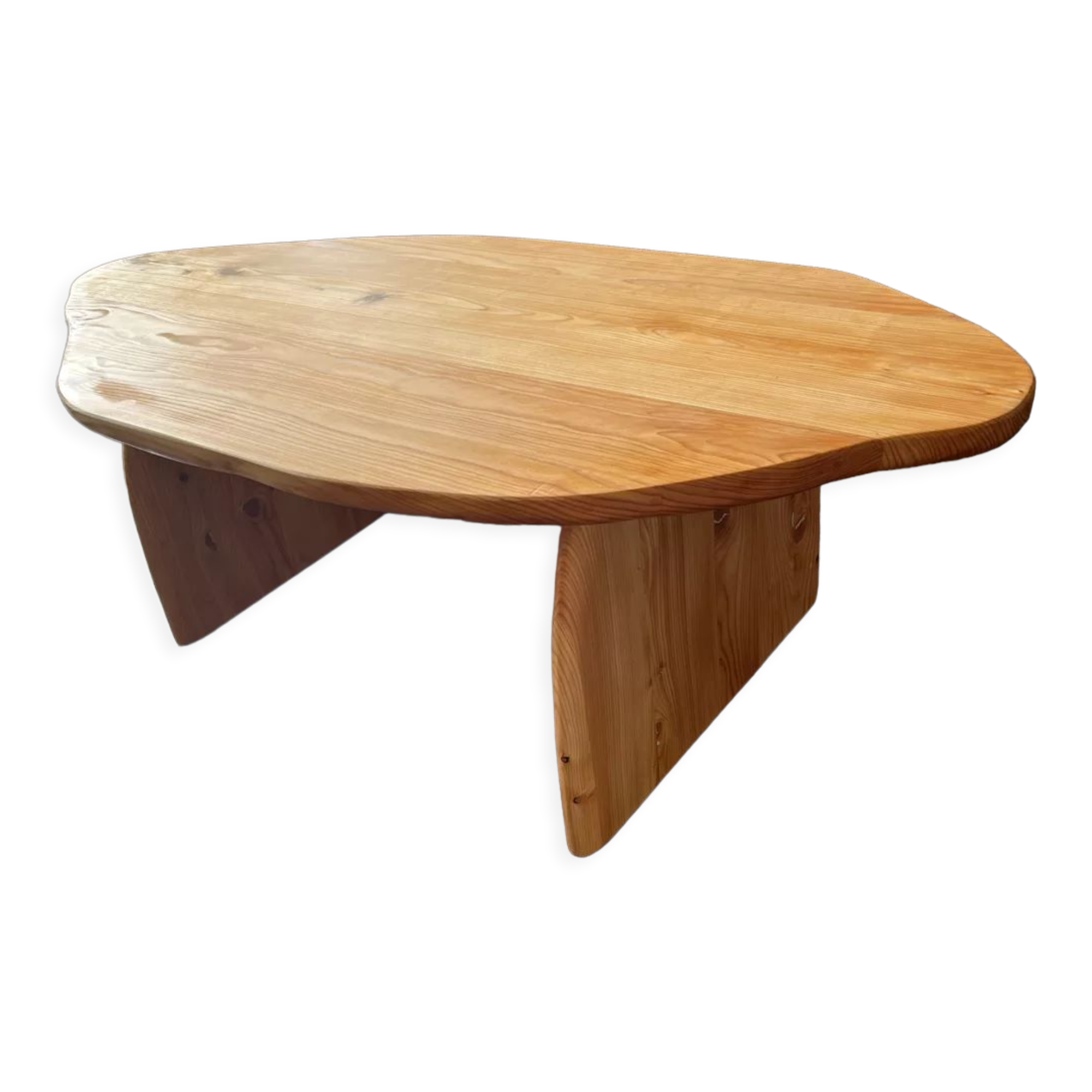 Solid wood coffee table