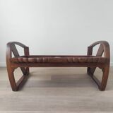 Burmese teak bench