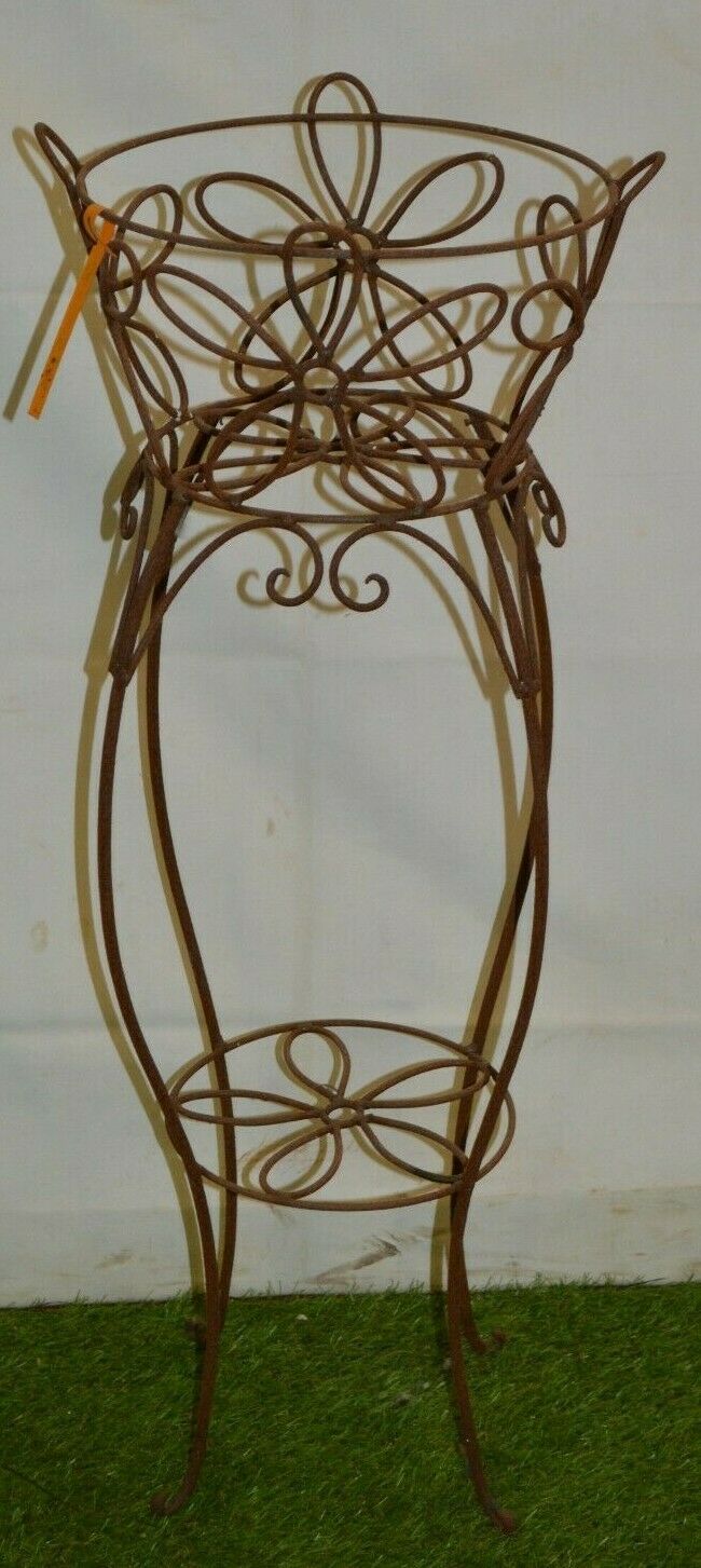 wrought iron planter