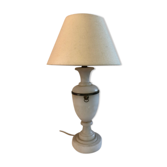 White marble lamp foot