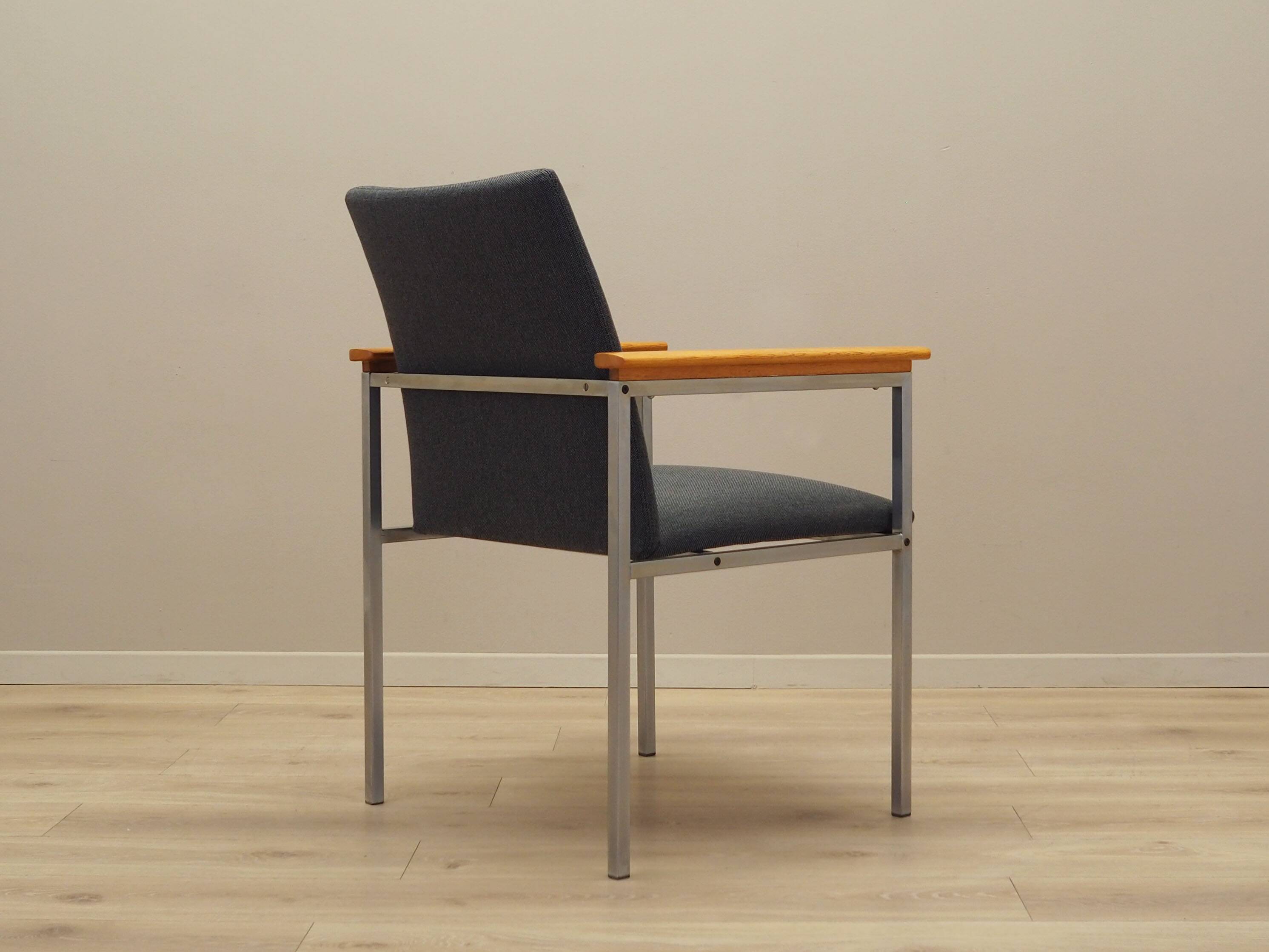 Grey armchair, Danish design, 1960s, designer: Sigvard Bernadotte, manufact