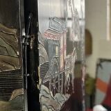 Coromandel lacquered Chinese screen with 6 panels