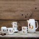 Service à café bavarois vintage de Schirnding, Bavière, années 1950, lot de 27
