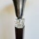 Art Deco floor lamp in wood and chromed metal – 1930s